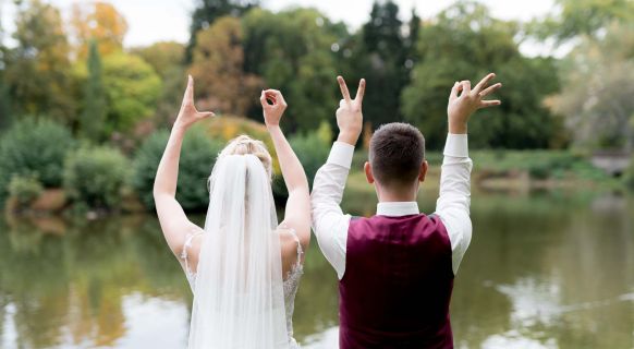 Hochzeitsfoto vom Hochzeitsfotograf Frankfurt in Bad Homburg vor der Höhe (Rhein-Main-Gebiet)